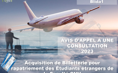 Avis d’appel à une consultation 1-2023