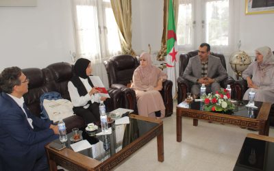 L’université de Blida1 reçoit la Conseillère Technique de l’Agence de Coopération Internationale pour le Développement (GIZ)