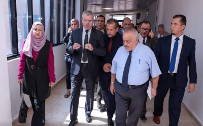 Le Secrétaire Général de la Wilaya de Blida effectue une visite d’inspection à l’Université de Blida1