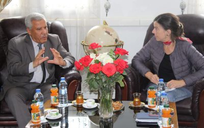 Visite de l’équipe de reportage de la chaîne de télévision publique allemande ARD à l’Université de Blida1