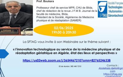 L’innovation technologique au service de la médecine physique et de réadaptation gériatrique en Algérie : état des lieux et perspectives